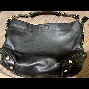 Small Leather Coach Carly